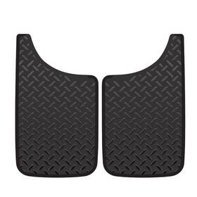 Plasticolor 000548r01 Mud Guard Diamond Plate 11x19