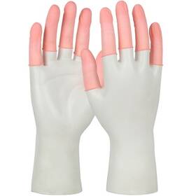 Qrp 7cxl Qualatex Finger Cots Xl Pink Case/14 400
