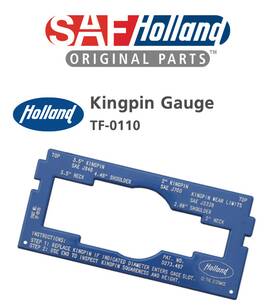 Holtf-0110 Saf Holland Safholland Tf-0110 Kingpin Gauge Tool 2 Inch And 3.5 Sae Wear Inspection Original