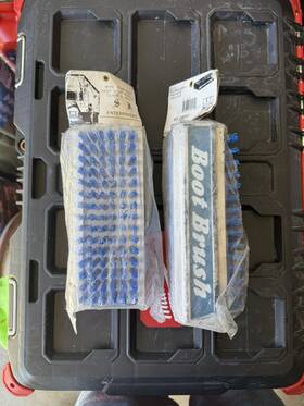Sf Enterprises Bk51 2 Boot Brush - For Truck Drivers Black Both Sealed