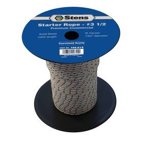 Stens 146-019 100ft Solid Braid Starter Rope / #3 1/2