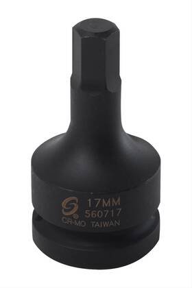 Sunex 560717 1 Inch Dr. 17mm Hex Drive Impact Socket