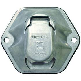 Tectran 670-7230a Trailer Receptacle Socket 7 Way Die Cast With 30 Amp