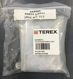65323860 Terex Valve Counterbalance