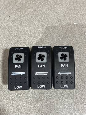 Thomas 52004075 Lot Of 3 - Fan Control Switch Hi/lo