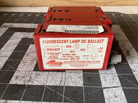 106-01-067 Transmatic Lot Of 3 Fluorescent Lamp 24v Dc Ballast