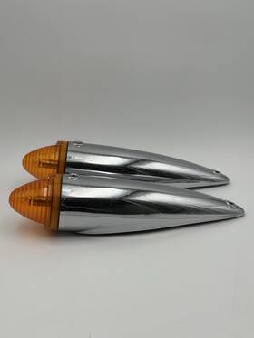 Trucklite 38159-30 Vintage Truck Cab Torpedo Amber Marker Lamp Light Peterbilt Kenworth