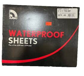 U. S. Chemical & Plastics 078117 U. S. And 078119 9 Inch X11 Wet/dry P500 Sheets
