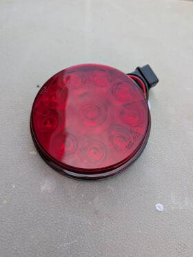 United Pacific 38770b Stop/turn/tail Light 10 Led 4 Inch Round Red Led/red