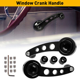 Wwd-xpy-96514 Universal Black Car Side Window Crank Handles Billet Aluminum Replacement Oxilam