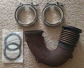 21119814 Volvo Used D13 Mack Mp8 Egr Cooler U J Connecting Pipe Clamps Gaskets 21119814 Volvo Used D13 Mack Mp8 Egr Cooler U J Connecting Pipe Clamps Gaskets