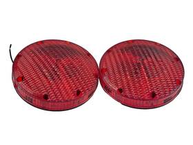 Weldon 9150 2 Pack 1010 / 1020 Red Light Wire School Bus 7 Inch