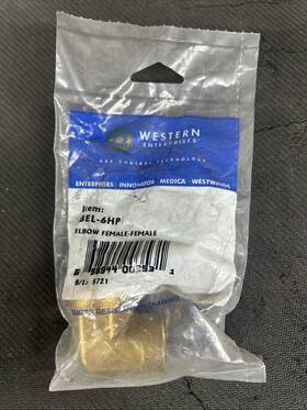 Western Enterprises 698944003531 90 Pipe Elbow Female-female - P/n Bel-6hp