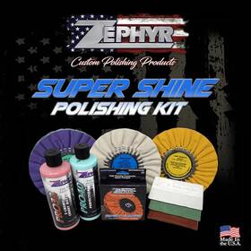 Zephyr 604548014088 Super Shine X Polishing Kit - Free Shipping