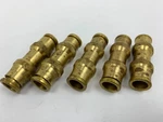 5 Pack Ob Alkon AQ62 DOT-6 Air Brake Brass 3/8" Straight Union Connector. Fixed Price $59.95.