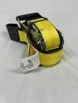 Mytee Products RS230 Yellow Ratchet Straps With Flat Hook 3,333 Lbs 1515 Kg. Fixed Price $18.00.