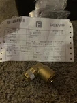 Volvo/mack Brass Fitting Air Brake Valve 8397708. Fixed Price $18.75.