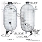 575.10318 Coolant Reservoir Ihc 2587116C91 2587116C92 - 8600 Automann. Fixed Price $350.00.