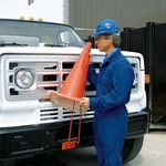 Vertical Mount Cone Holder, Carbon Steel, 22 In Height, 6 7/8 Length, 2.25. Fixed Price $29.29.