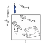 Ford Ranger 2001-2011 1L5Z13N020CA Inner Headlight Fastener Clip. Fixed Price $19.97.