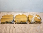 Set Of Caterpillar C-12 Diesel Engine Valve Cover 132-9825; 132-9827 Oem. Fixed Price $220.00.