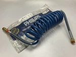 Phillips 11-311 Heavy Duty Foot Coiled Air Brake Hose, 12', Blue (service). Fixed Price $26.95.