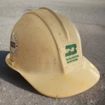 Vintage Burlington Northern Railroad Hard Hat Safety Helmet Sellstrom Usa White. Fixed Price $36.99.