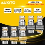 6X Auxito Amber Yellow 3157 Led Turn Signal Parking Corner Light Bulbs Reverse. Fixed Price $23.74.