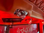 Peterbilt 386, 388, 389 Dash Overhead Stainless Steel Dome Light Plate. Fixed Price $60.00.