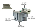 R-14 Brake Relay Valve (replaces Bendix Volvo 34028 Dayton AV103028). Fixed Price $49.35.