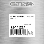 AE11227 Needle Fits John Deere (surplus Open Box). Fixed Price $687.16.