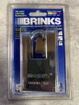 Brinks Shrouded Lock 1.75"/44MM Hardened Solid Steel Shackle Two Keys New. Fixed Price $15.00.