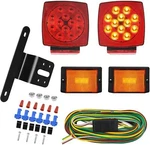 12V Rear Led Submersible Trailer Tail Lights Kit Boat Marker Truck Waterproof Us. Fixed Price $24.49.