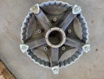 Nos Spoke Wheel Hub Webb 7522 Includes 16123 Clamp. Fixed Price $450.00.
