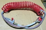 Sloan Emergency Tractor Trailer Air Brake Line Glad Hand Red Nos. Fixed Price $27.50.