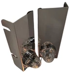SS-1727 Jml Kustoms Front Kenworth 15" Air Cleaner Square End Compact Bracket. Fixed Price $139.99.