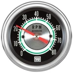 Stewart Warner Green Line Tachometer 0-8,000 3/8" Dia Black Face 531CC. Fixed Price $291.99.