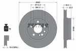 Textar 92056800 Brake Disc For Mercedes-benz. Fixed Price $72.92.