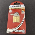 Brinks Solid Brass Body Key Lock Lb Cut & Weather Resistant 16130001. Fixed Price $9.79.
