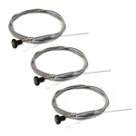 (pack Of 3) Universal Choke Push-pull Control Cable Wire Knob Lawnmower Throttle. Fixed Price $26.99.