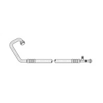 A22-45192-010 A/c Hose #10/12, 121 Deg, 40 In., Assembly, Str For Freightliner. Fixed Price $376.27.