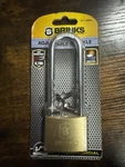 Brinks 671-50061 Home Security Commercial 50MM Brass Solid Body Lock Adjustable. Fixed Price $16.00.