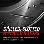 Powerstop Z23 Daily Driver Carbon-fiber Ceramic Brake Pad And Drilled & Slotted. Fixed Price $155.79.