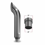 Trux TSK75-CO60 7IN.-5IN. Reduced Dia. Curved Top Truck Exhaust Stack 60IN.L. Fixed Price $888.60.