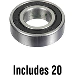 Ball Bearing 6003-2RS Double Sealed 17MM 35MM Od 10MM Width. Fixed Price $72.19.