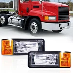 Headlight Pair For 1990-2007 Mack CH600 CH613 CL600 CL700 W/ Bulbs. Fixed Price $198.97.