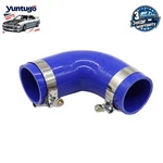 Silicone Rubber 90 Elbow Hose W/ Clamps For Peterbilt Kenworth Paccar F04-6006. Fixed Price $17.59.