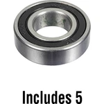 Ball Bearing 6003-2RS Double Sealed 17MM 35MM Od 10MM Width. Fixed Price $22.15.