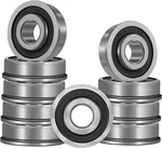 10 Pack Flanged Ball Bearings 5/8" X 1-3/8" 1/2", Pre Lubricated, For Lawn Mow. Fixed Price $21.02.