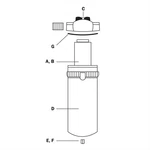 Reading Technologies 4P-060 1-STAGE Replacement Filter Element, For Use With. Fixed Price $98.56.
